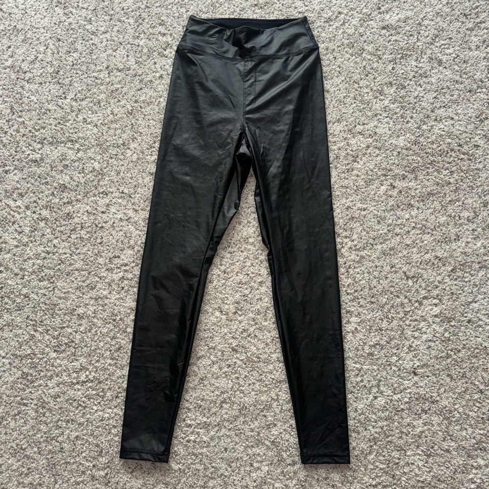 Aerie OFFLINE RealLuxe Leather Leggings